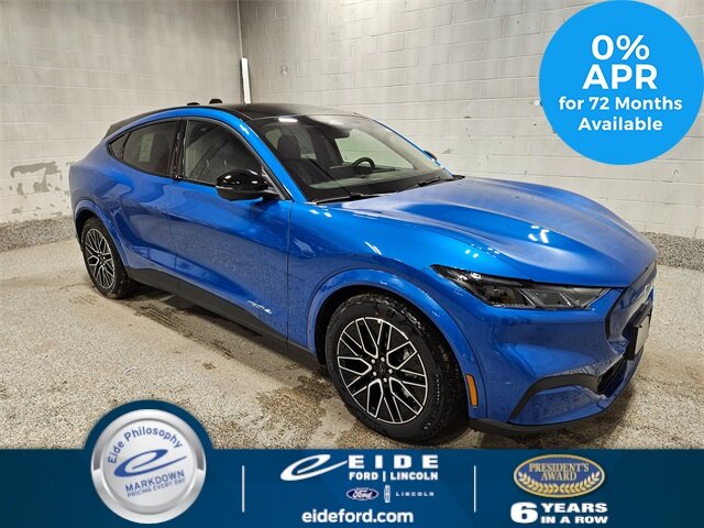 Lease this 2025, Blue, Ford, Mustang Mach-E, Premium