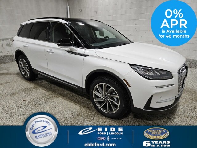 Lease this 2025, White, Lincoln, Corsair, Premiere