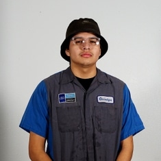 Used Vehicle Technician Quintyn Lafromboise in Service at Eide Ford