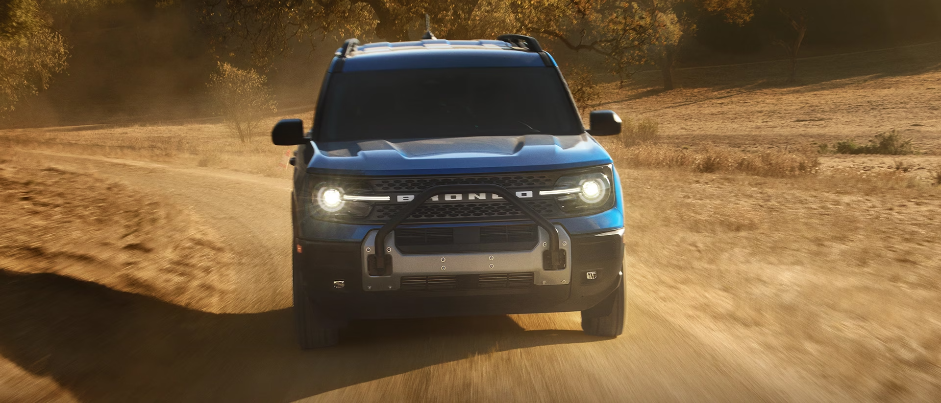 Blue 2025 Ford Bronco