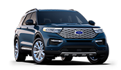 Blue Ford Explorer for sale or lease at Stivers Ford in Montgomery AL.