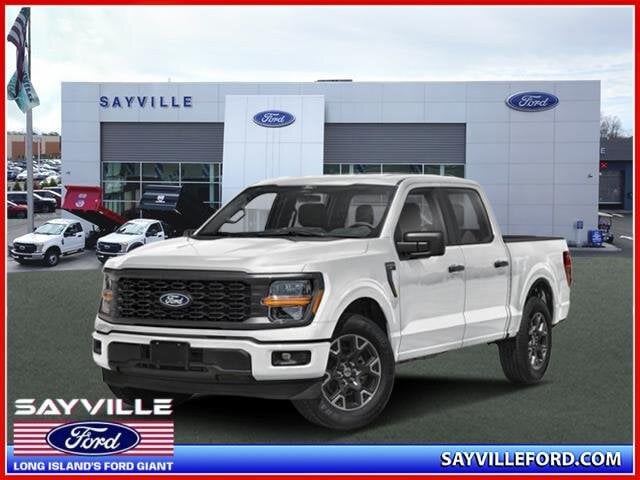 Lease this 2025, White, Ford, F-150, STX 4WD SuperCrew 5.5' Box