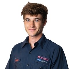 Service Technician Cade Startzer in Service at Bozard Ford Lincoln