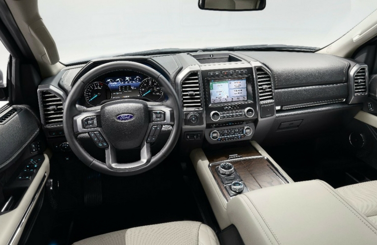 2018 ford expedition interior dashboard touchscreen steering wheel