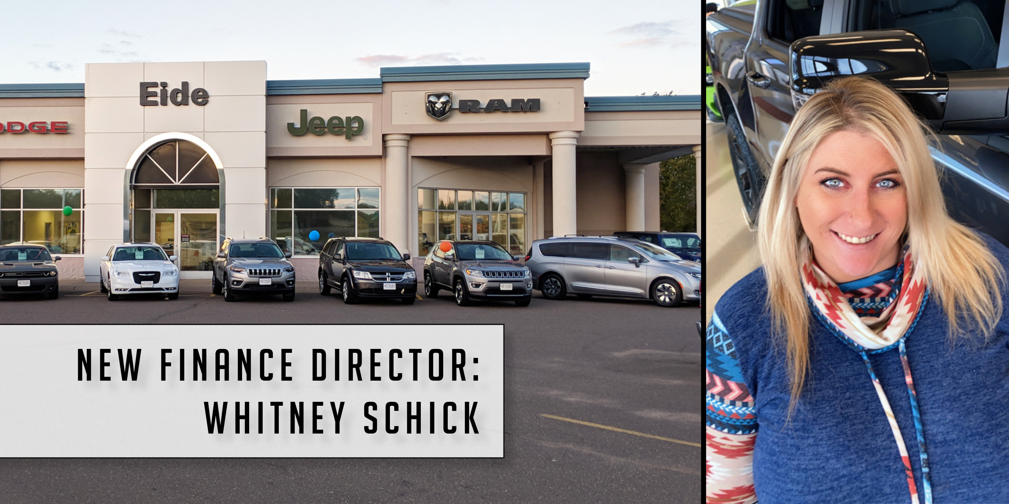 Whitney Schick joins Eide Chrysler Pine City team as new Finance Director