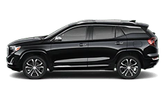black gmc terrain denali
