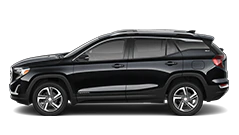 black gmc terrtain slt