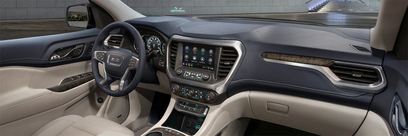 all new gmc acadia interior